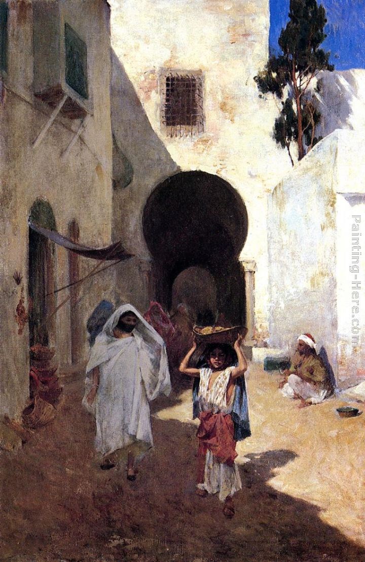 Willard Leroy Metcalf Street Scene, Tangiers